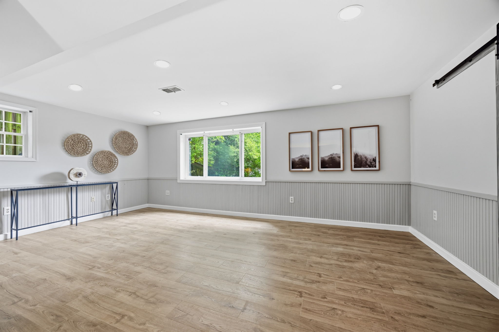 Plenty of space for a pool table!