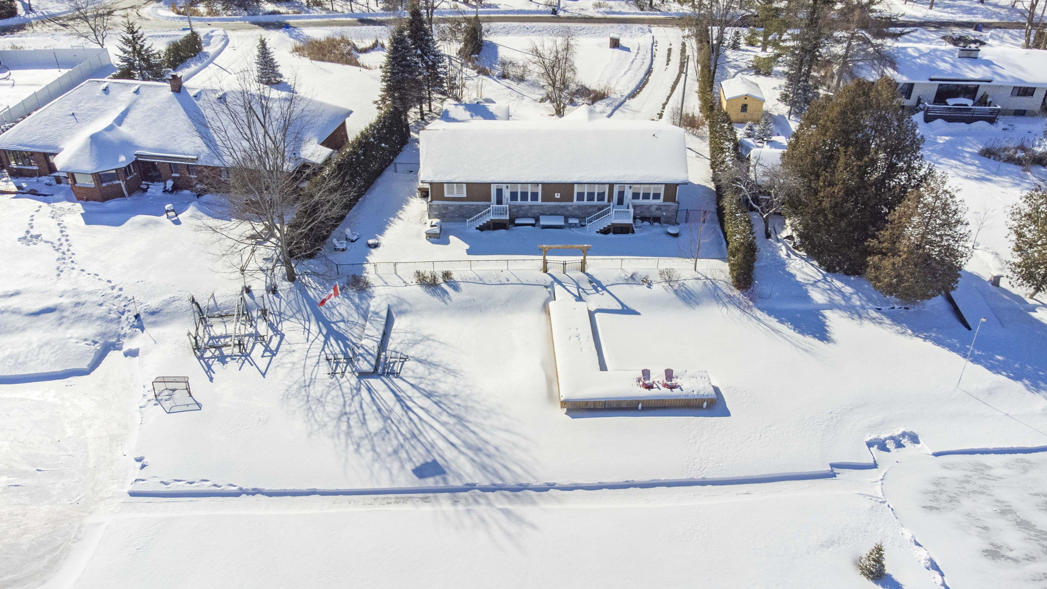 Aerial View - Rear of Home