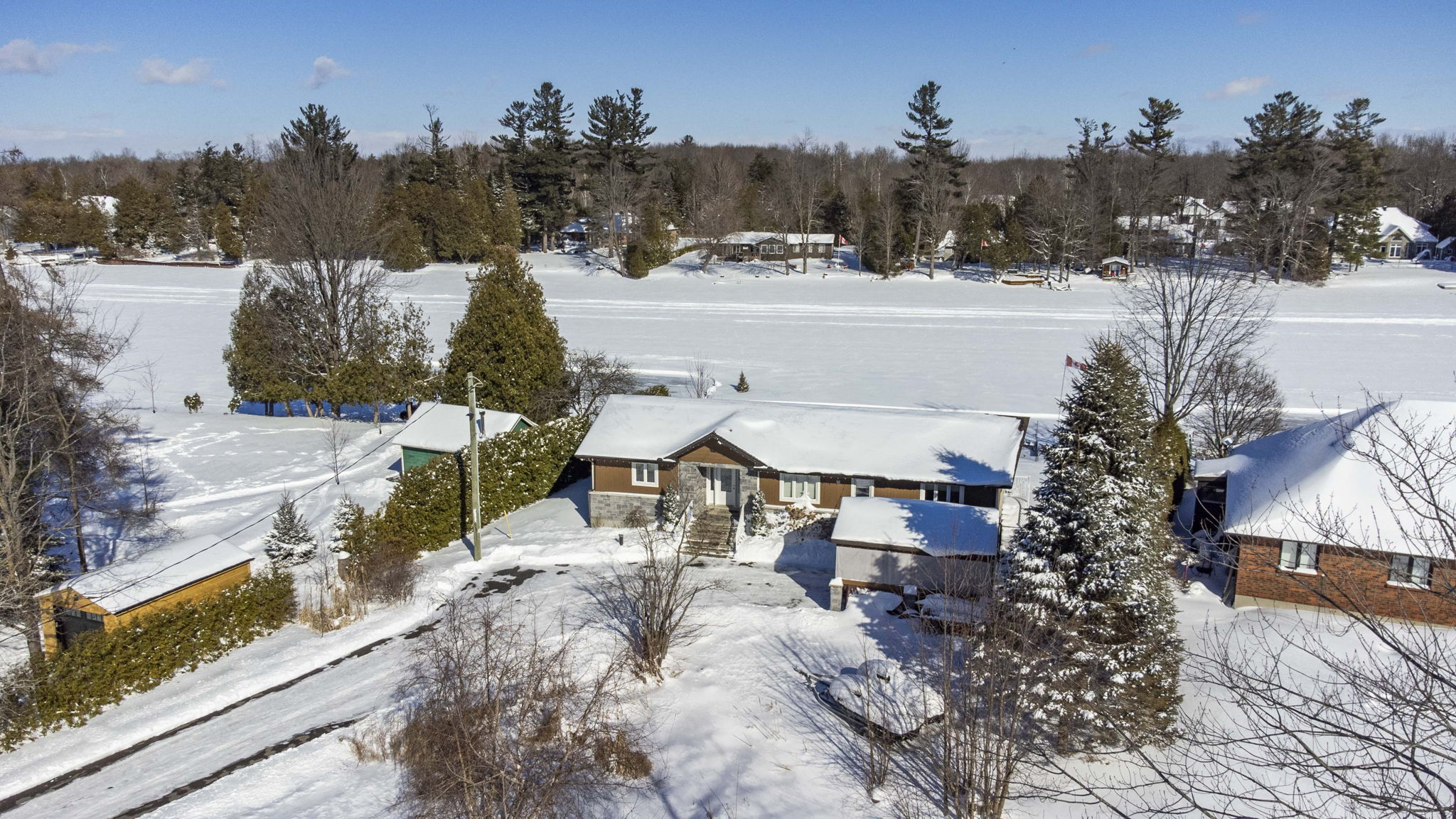 Aerial View - Front of Home