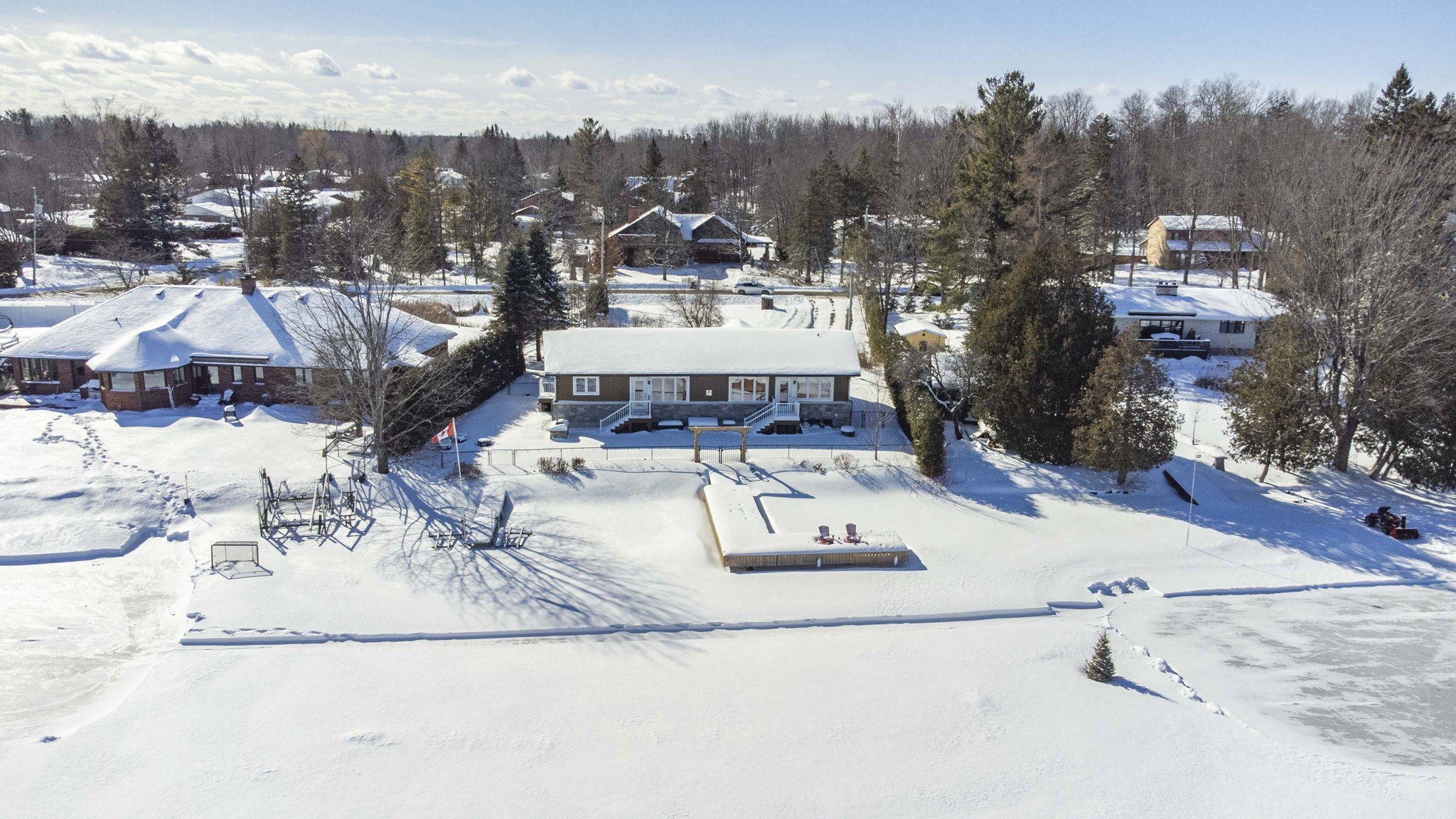 Aerial View - Rear of Home