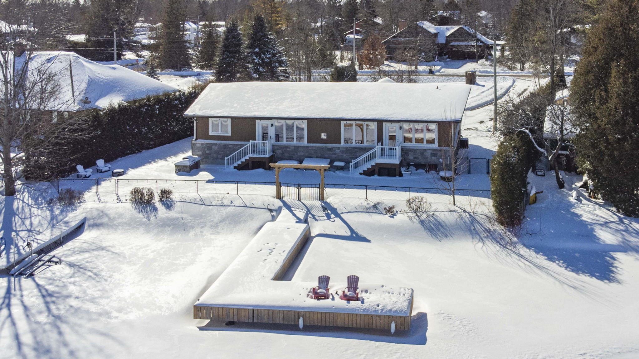 Aerial View - Rear of Home