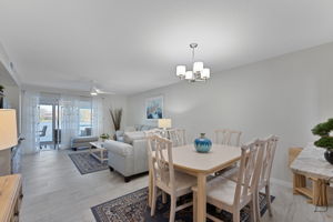 Dining Area with Living Room