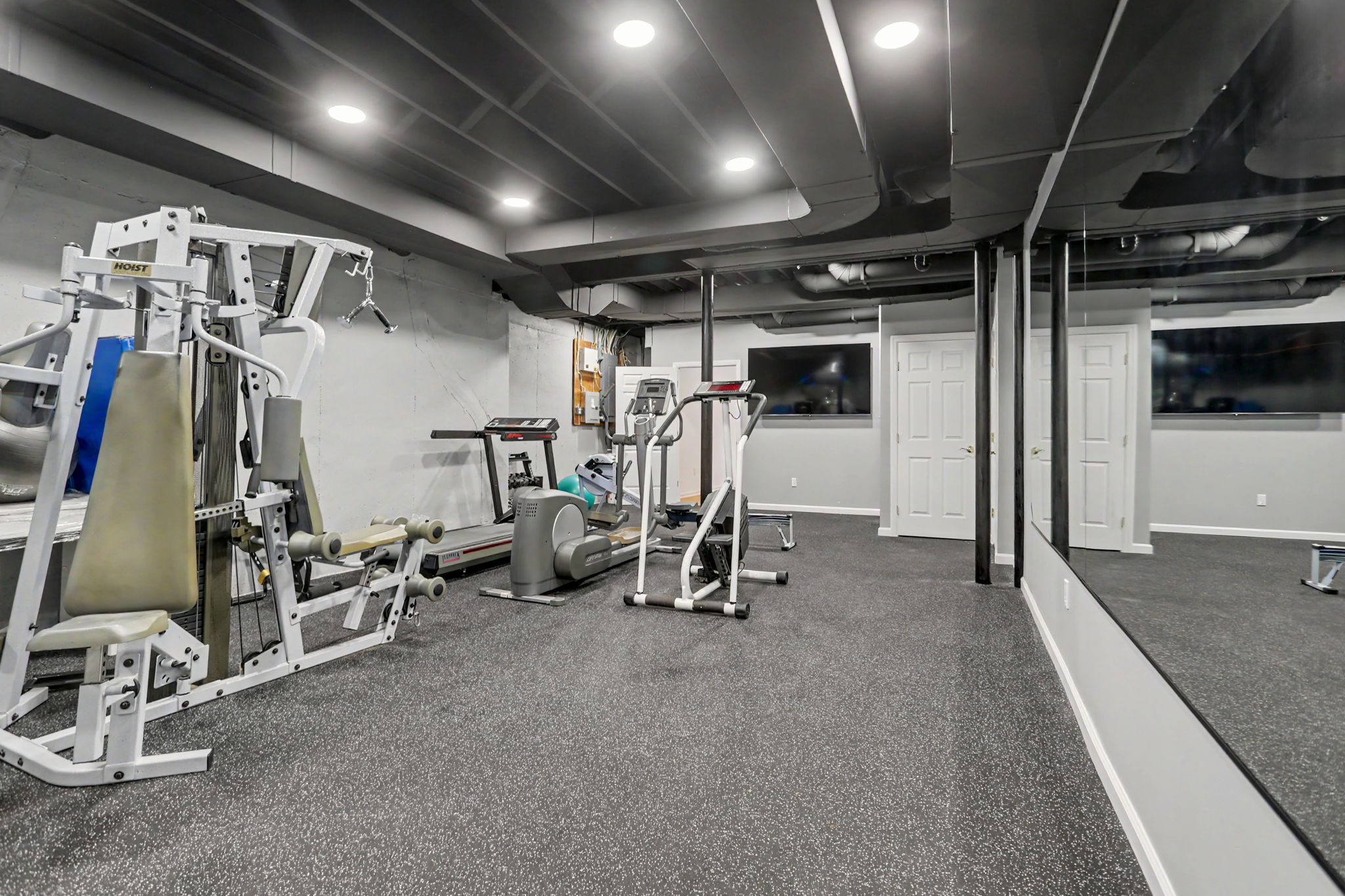Lower Level - Dedicated Gym