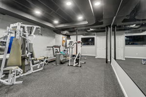 Lower Level - Dedicated Gym