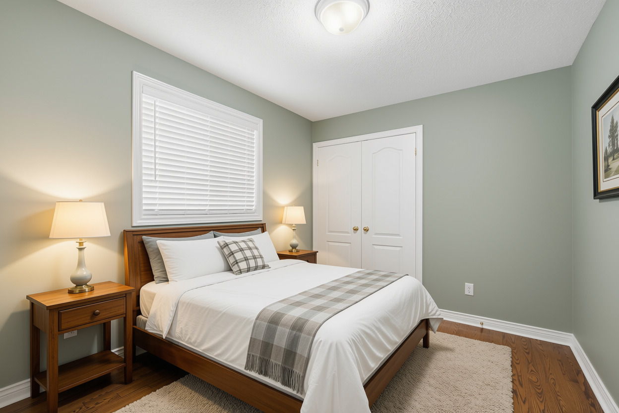 Virtually Staged 2nd Bedroom