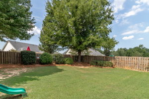 Full Fenced Back Yard