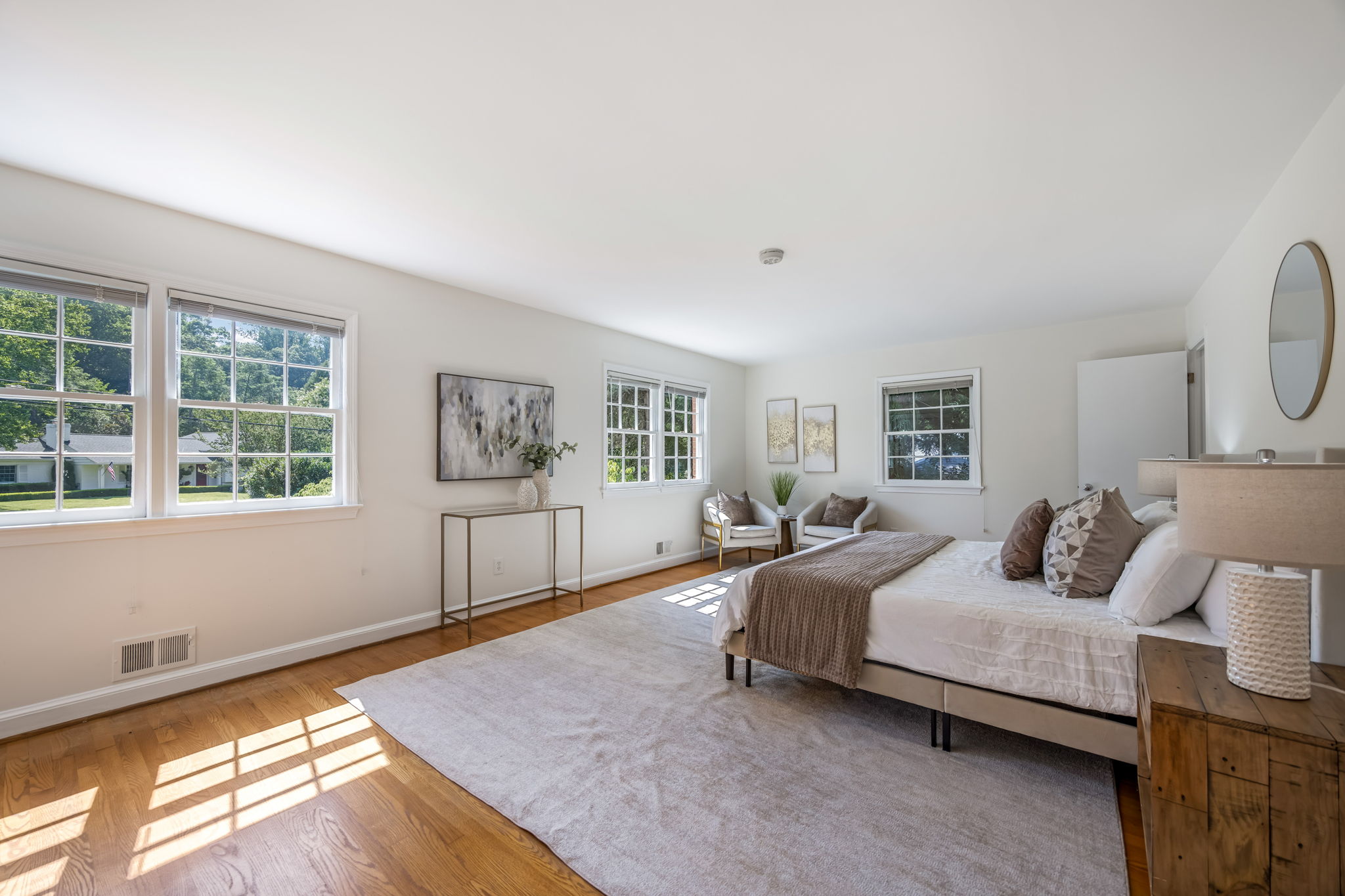 Expansive Main Level Primary Bedroom