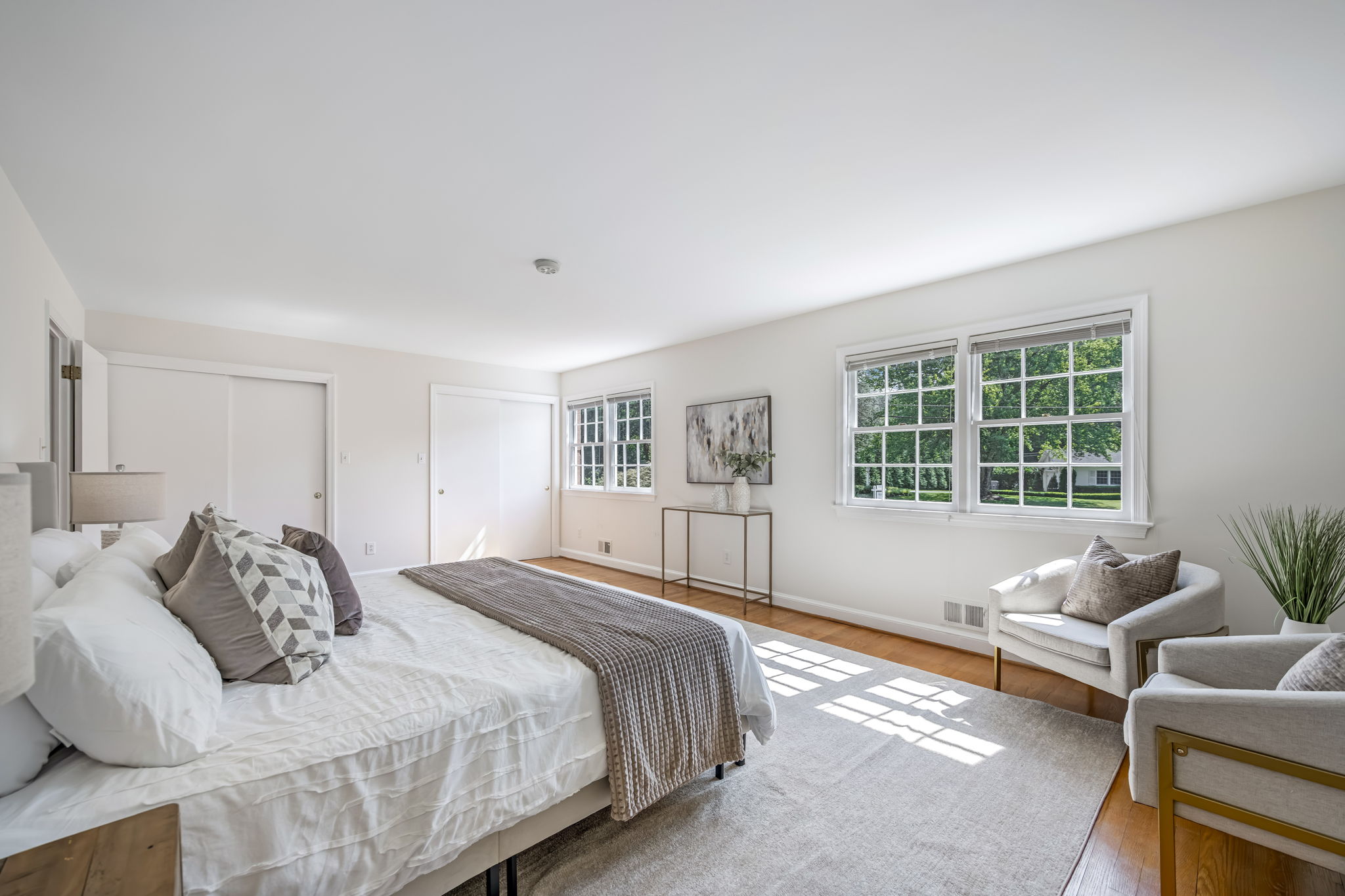 Expansive Main Level Primary Bedroom