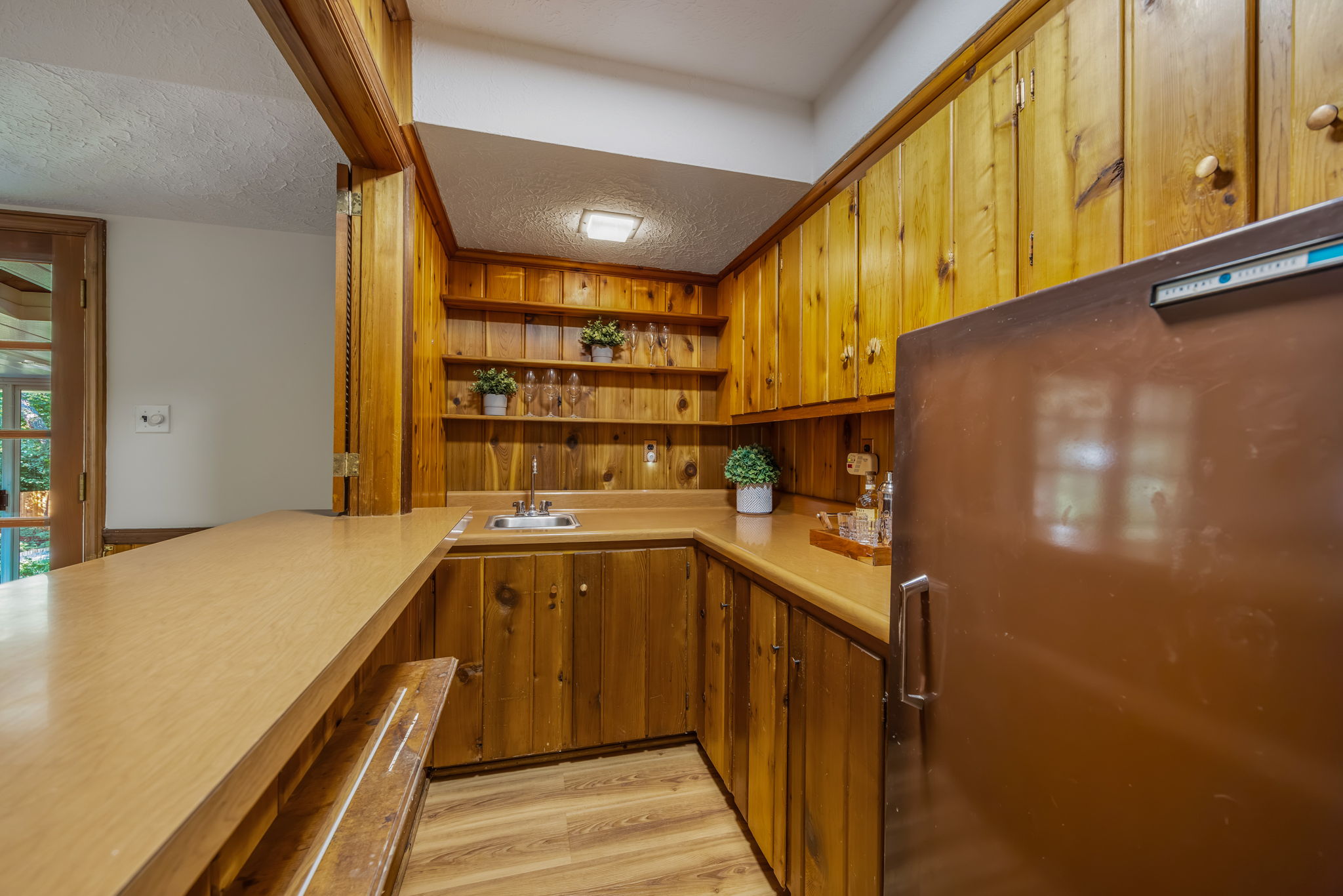 Kitchenette with pass through to Family Room