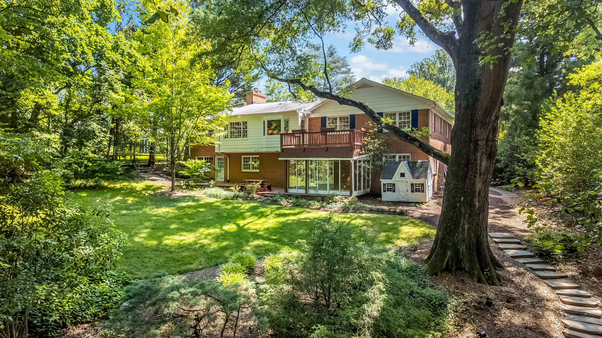 1/2-acre private lot with gorgeous landscaping!