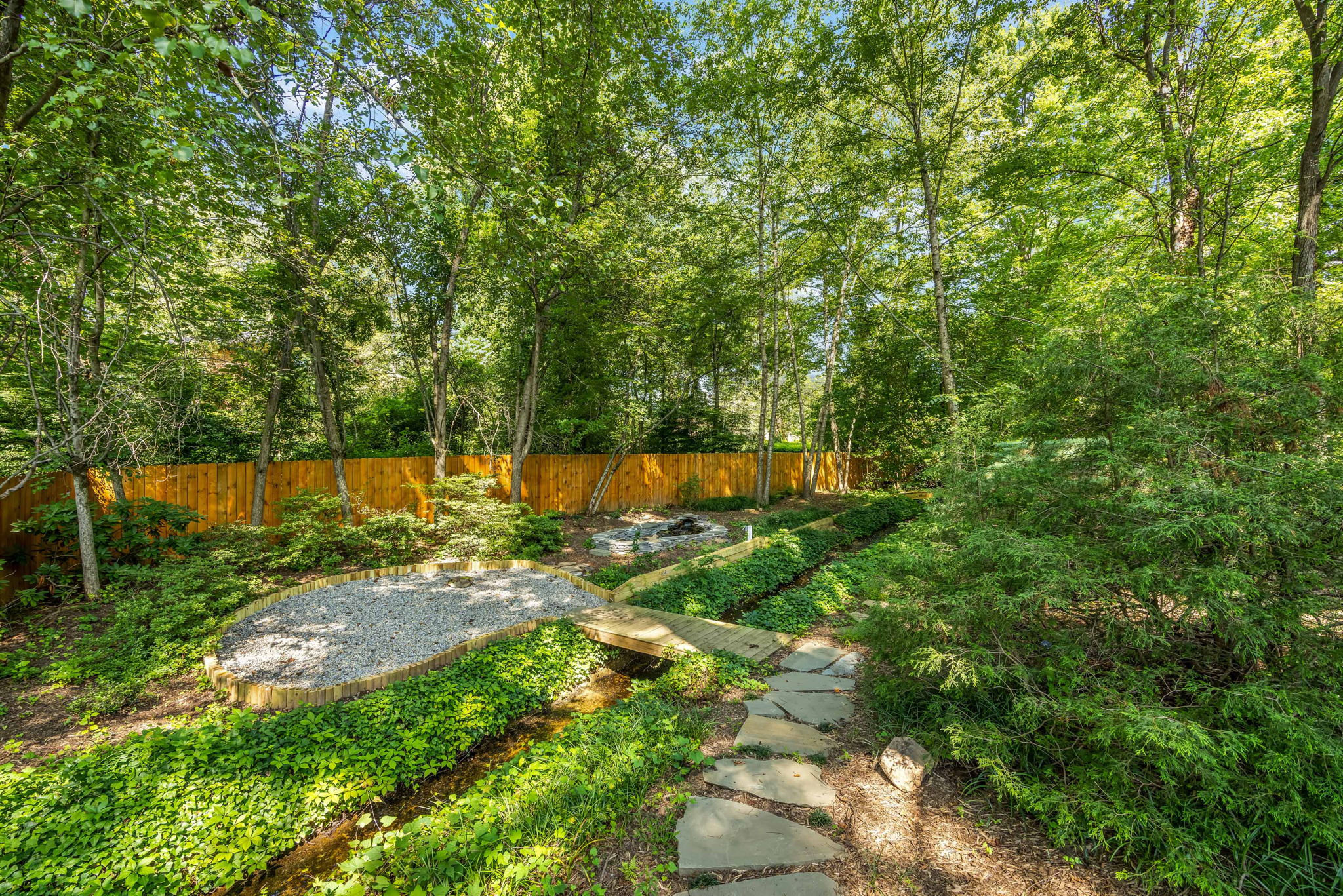 1/2-acre private lot with  gorgeous landscaping!