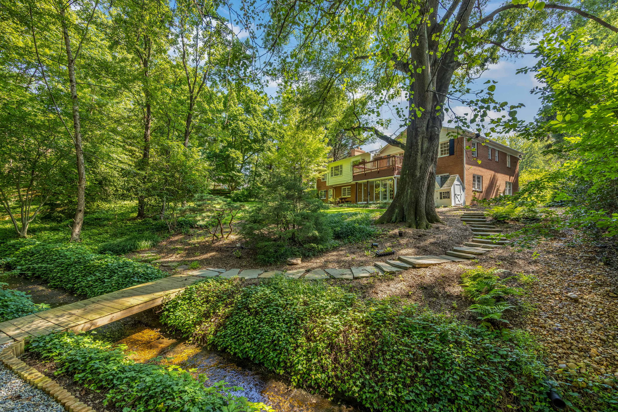 1/2-acre private lot with  gorgeous landscaping!