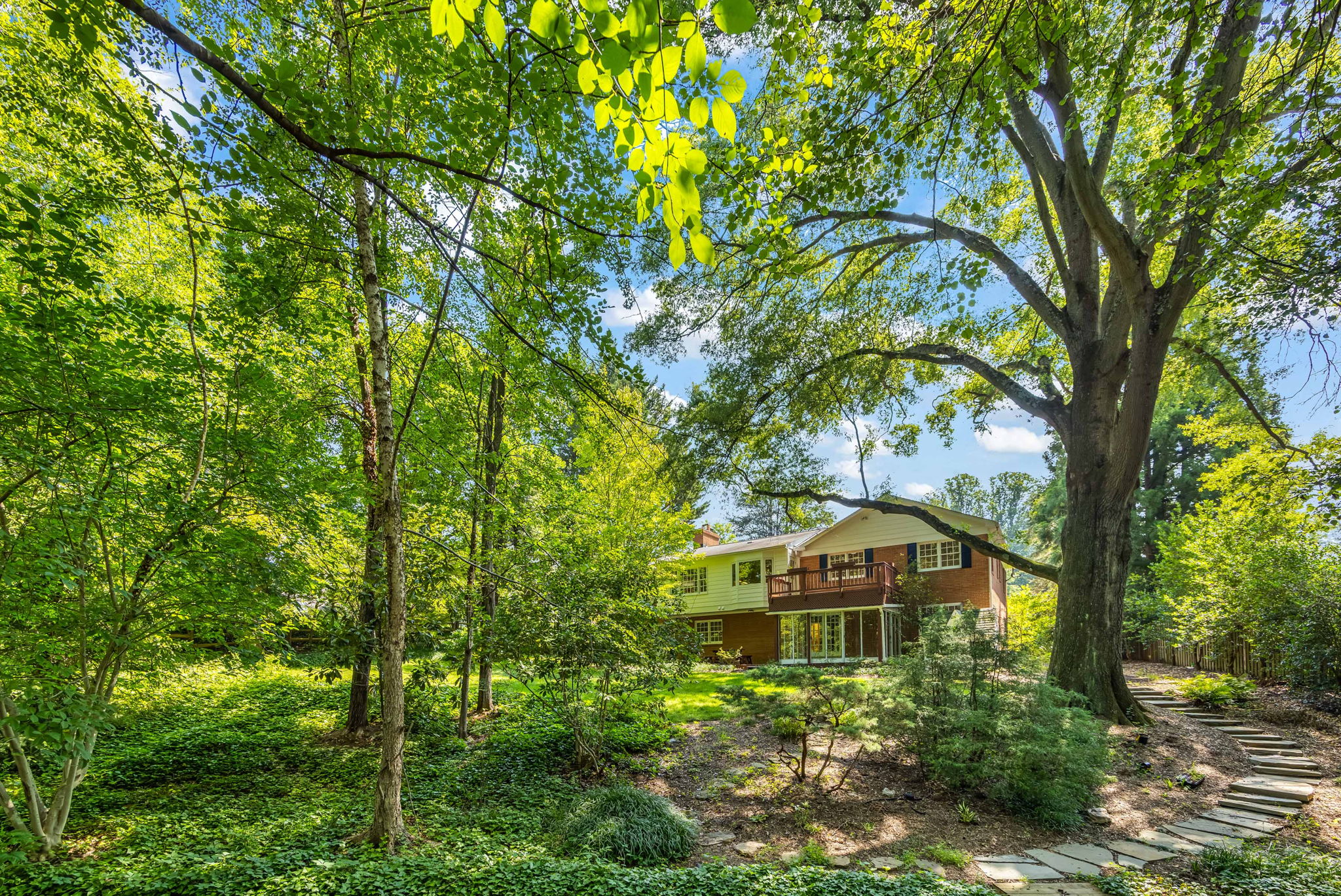 1/2-acre private lot with  gorgeous landscaping!
