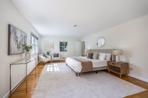 Expansive Main Level Primary Bedroom