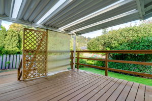 Covered Back Deck