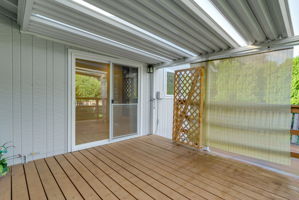 Covered Back Deck