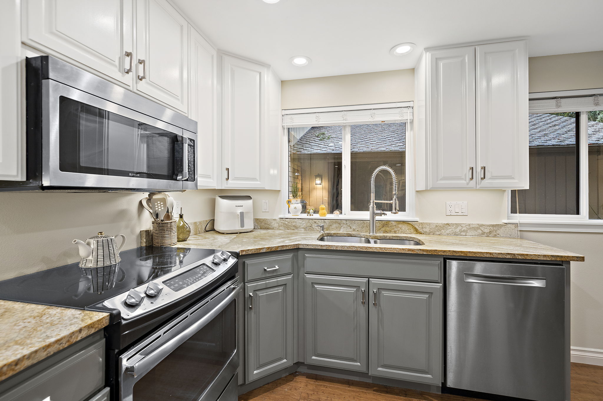 Kitchen with Windows