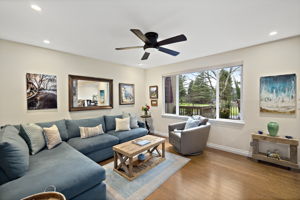 Living Room with Golf Course VIews