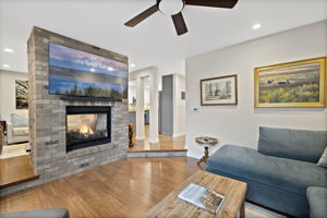 Double Sided Fireplace Living Room