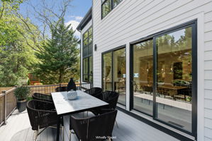 Rear Deck with access to the Breakfast Area