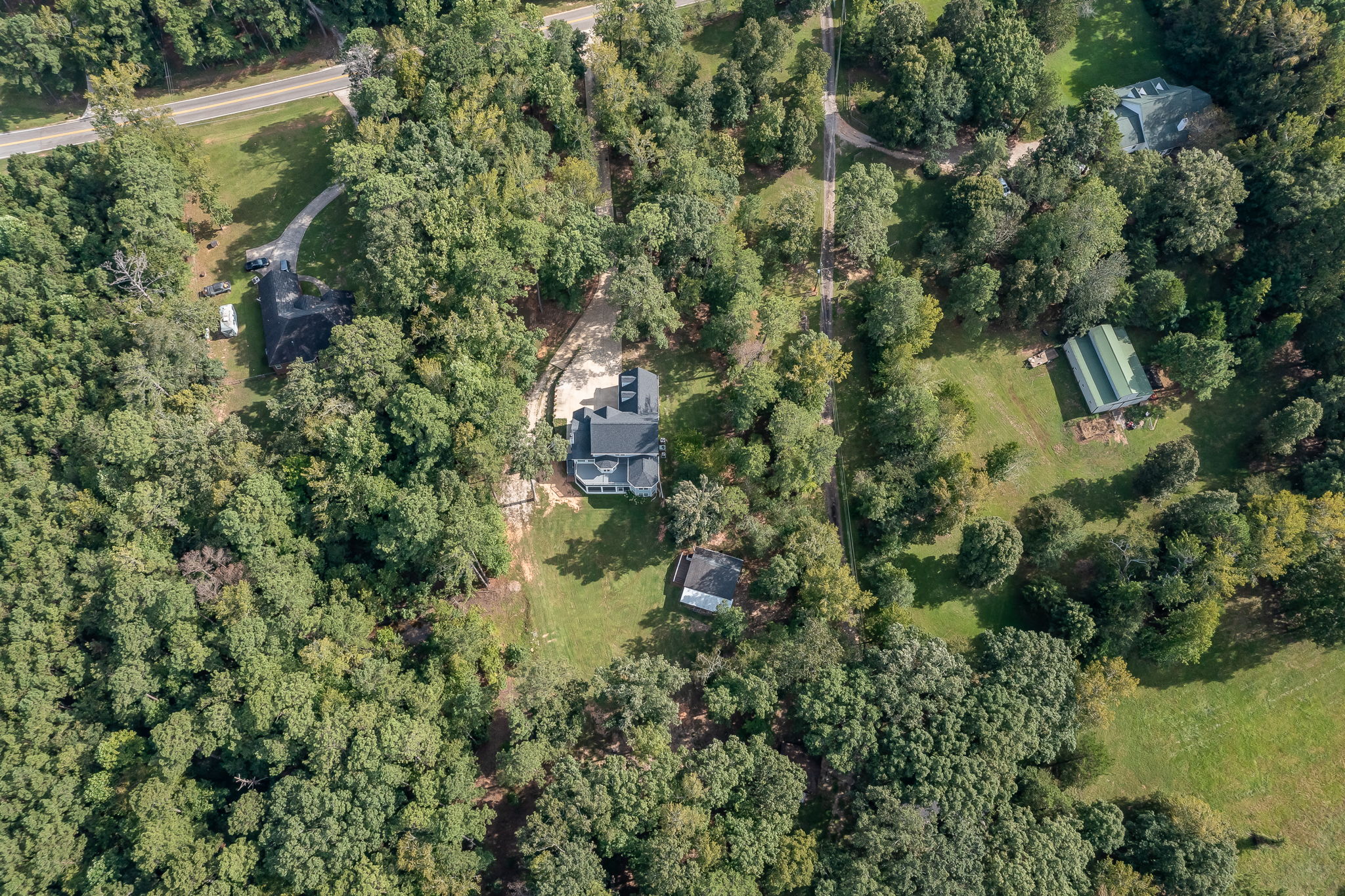 Aerial View Of Home