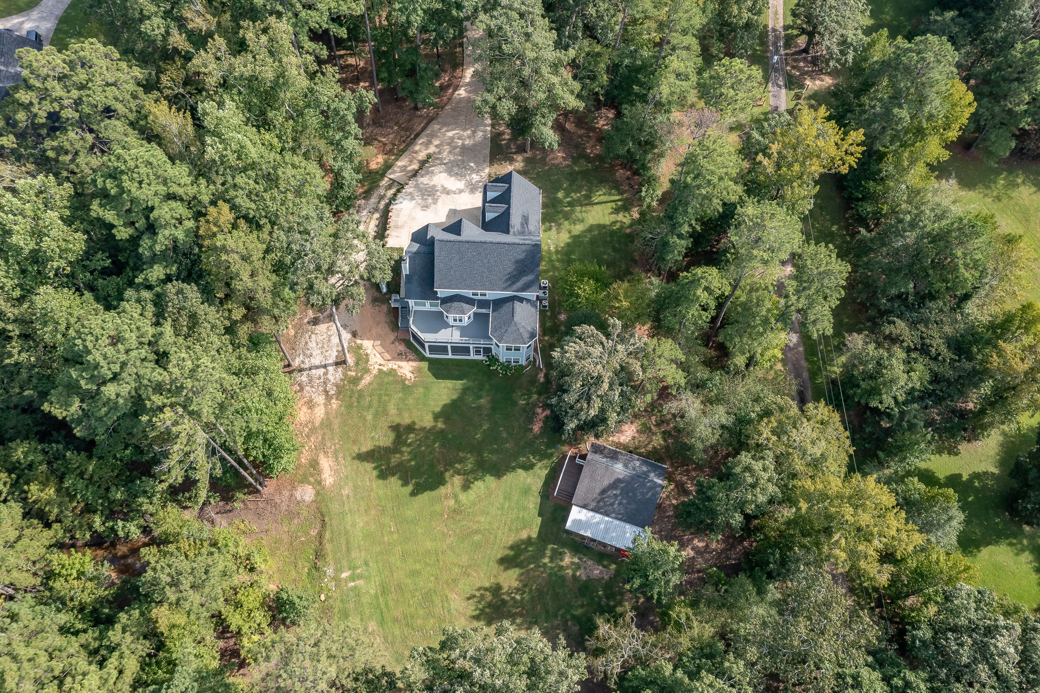 Aerial View Of Home