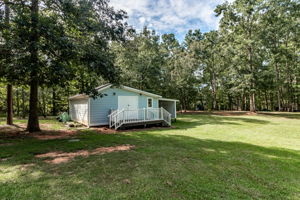 Back Yard With Storage