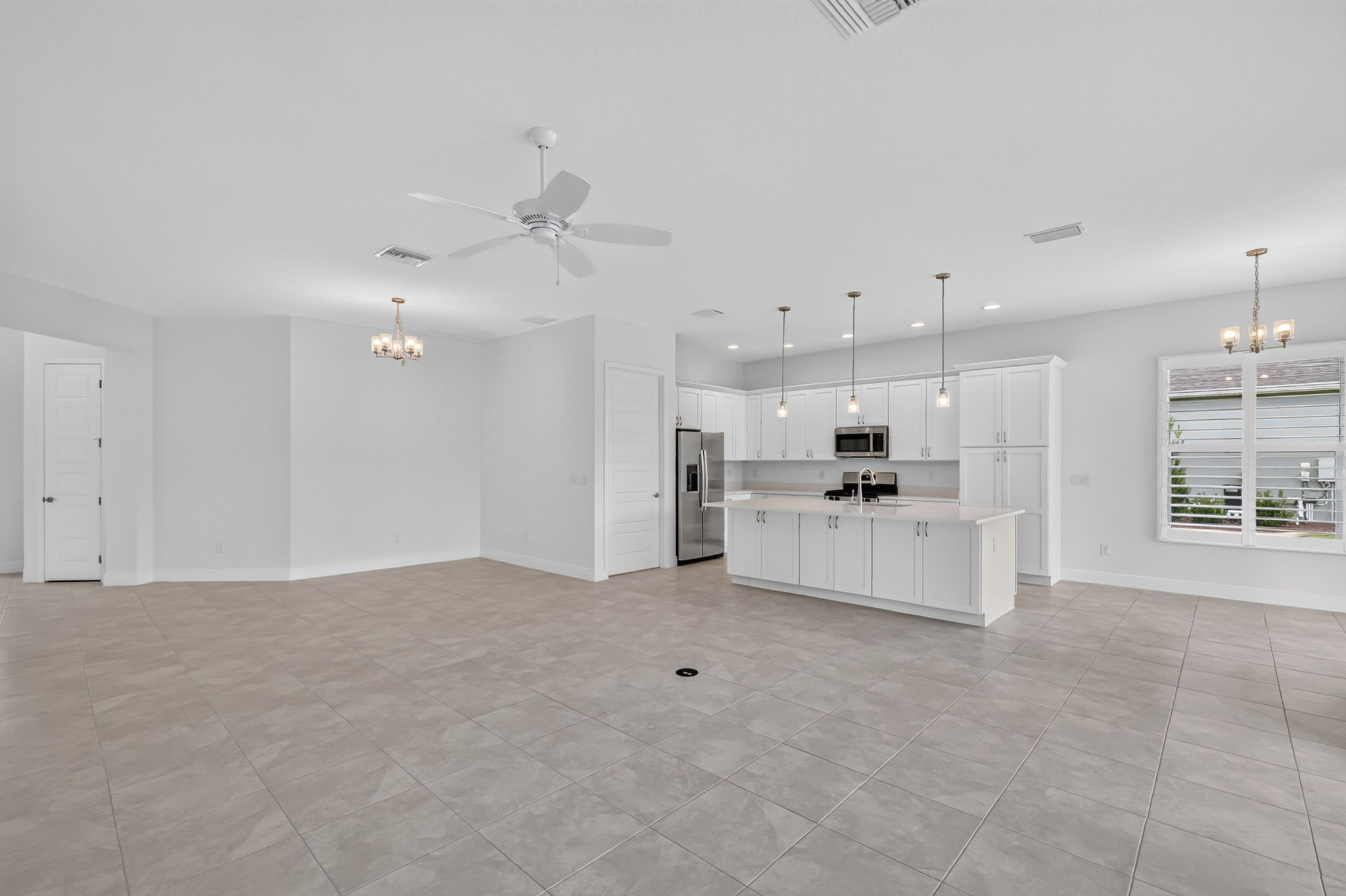 Living, Dining, Kitchen, and Dinette