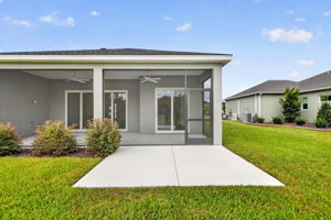 Extended Rear Patio