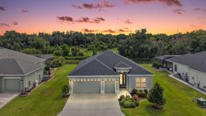 Twilight Front Elevation with PRIVATE Rear PRESERVE VIEWS