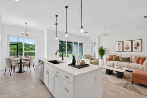 Kitchen and Dinette-Virtually Staged