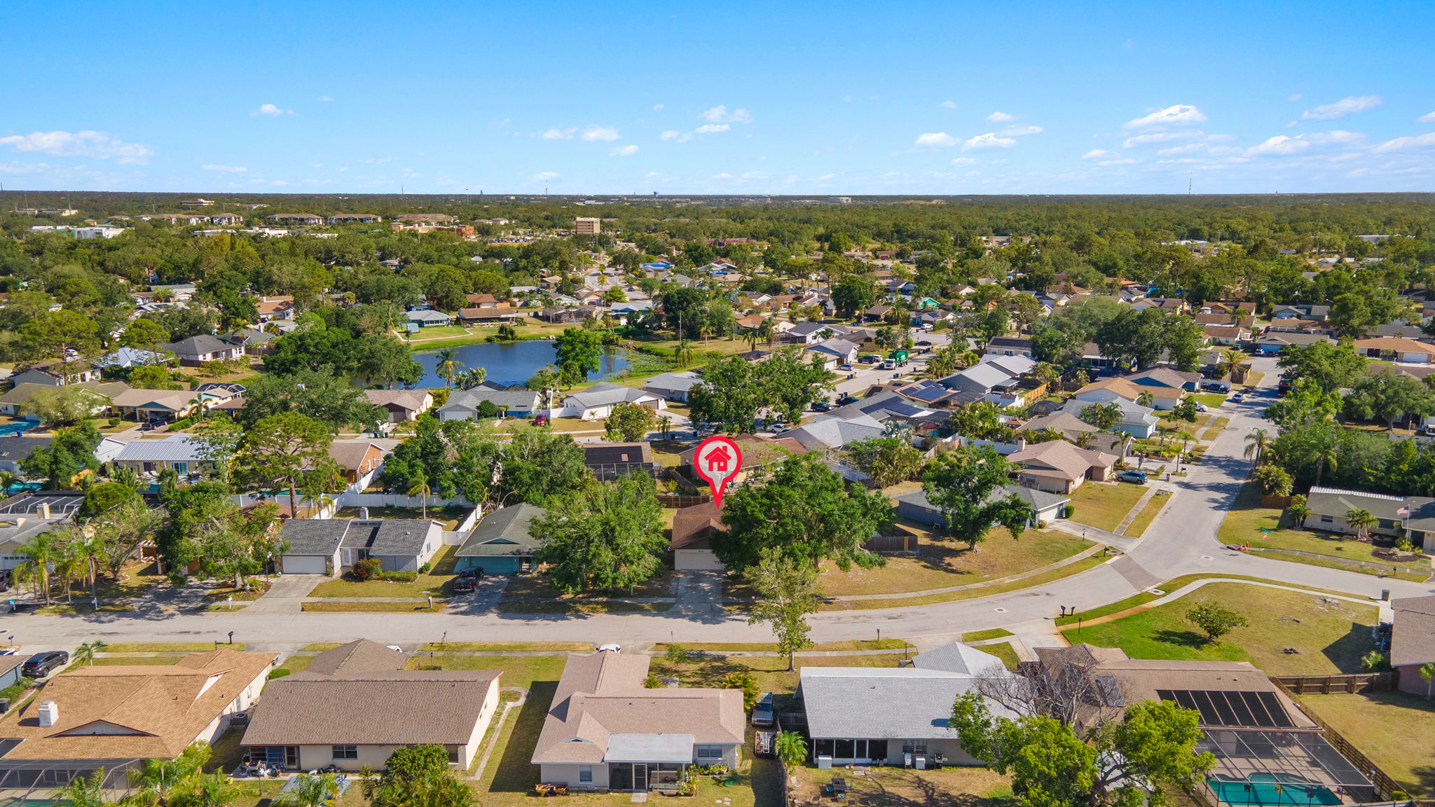 Aerial Front Exterior 2 - marker