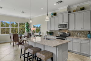 Kitchen Open to Dining Room