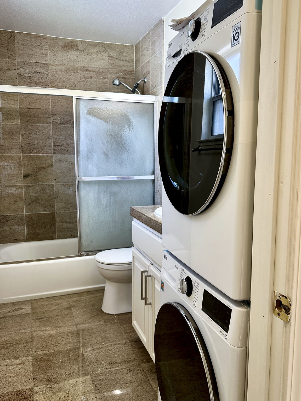 Unit 2 Bathroom and Washer and  Dryer
