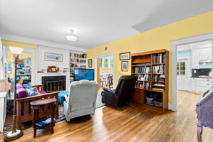 Living Room with Fireplace