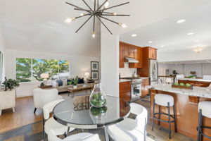 Dining room with view of Kitchen and Living Room