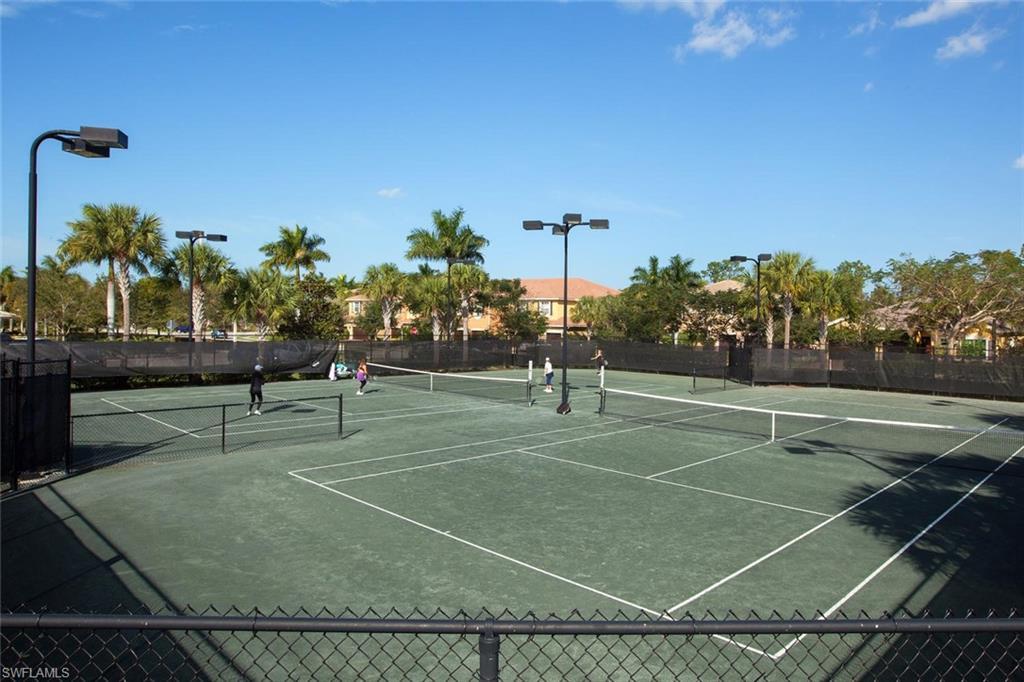 Residents enjoying our new tennis courts.