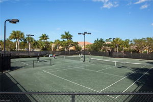 Residents enjoying our new tennis courts.
