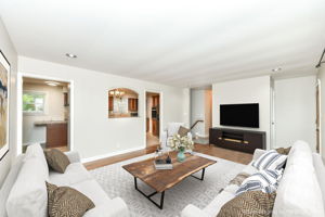 Living Room - virtually staged