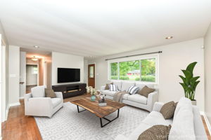 Living Room - virtually staged