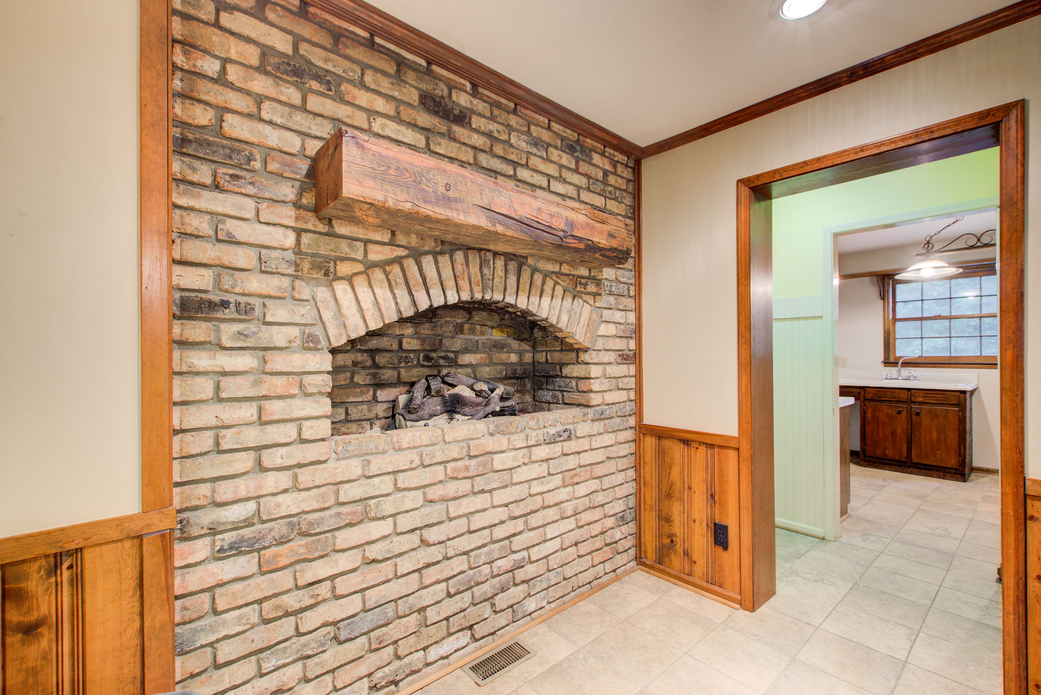 26 Kitchen w Utility Room View