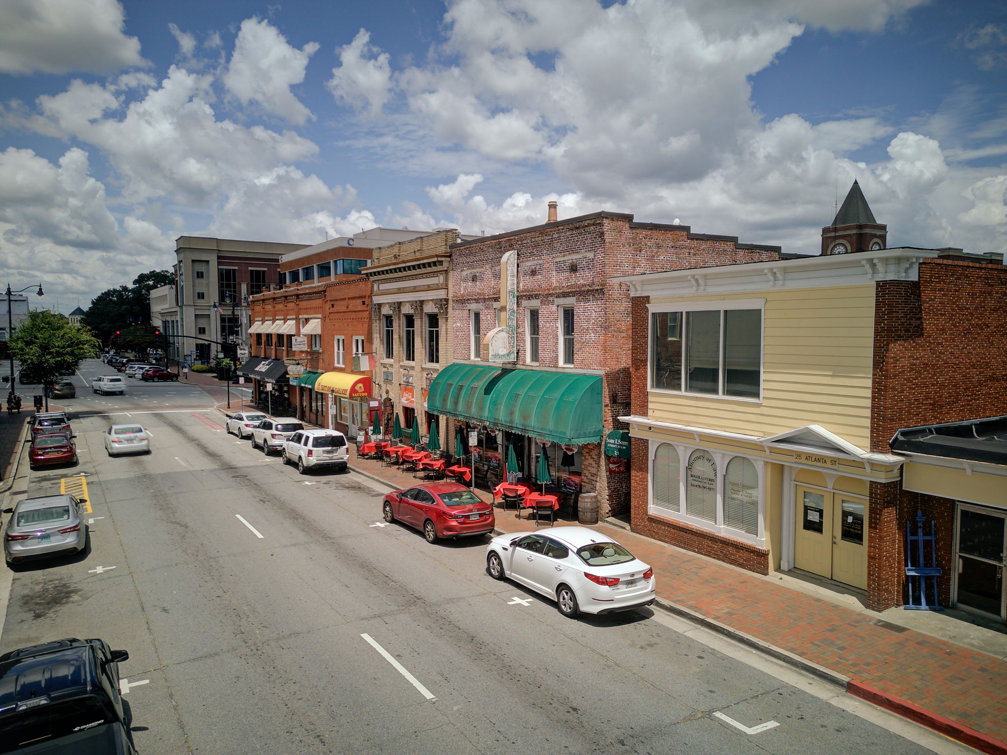 67 Aerial Atlanta Street Shops-Edit