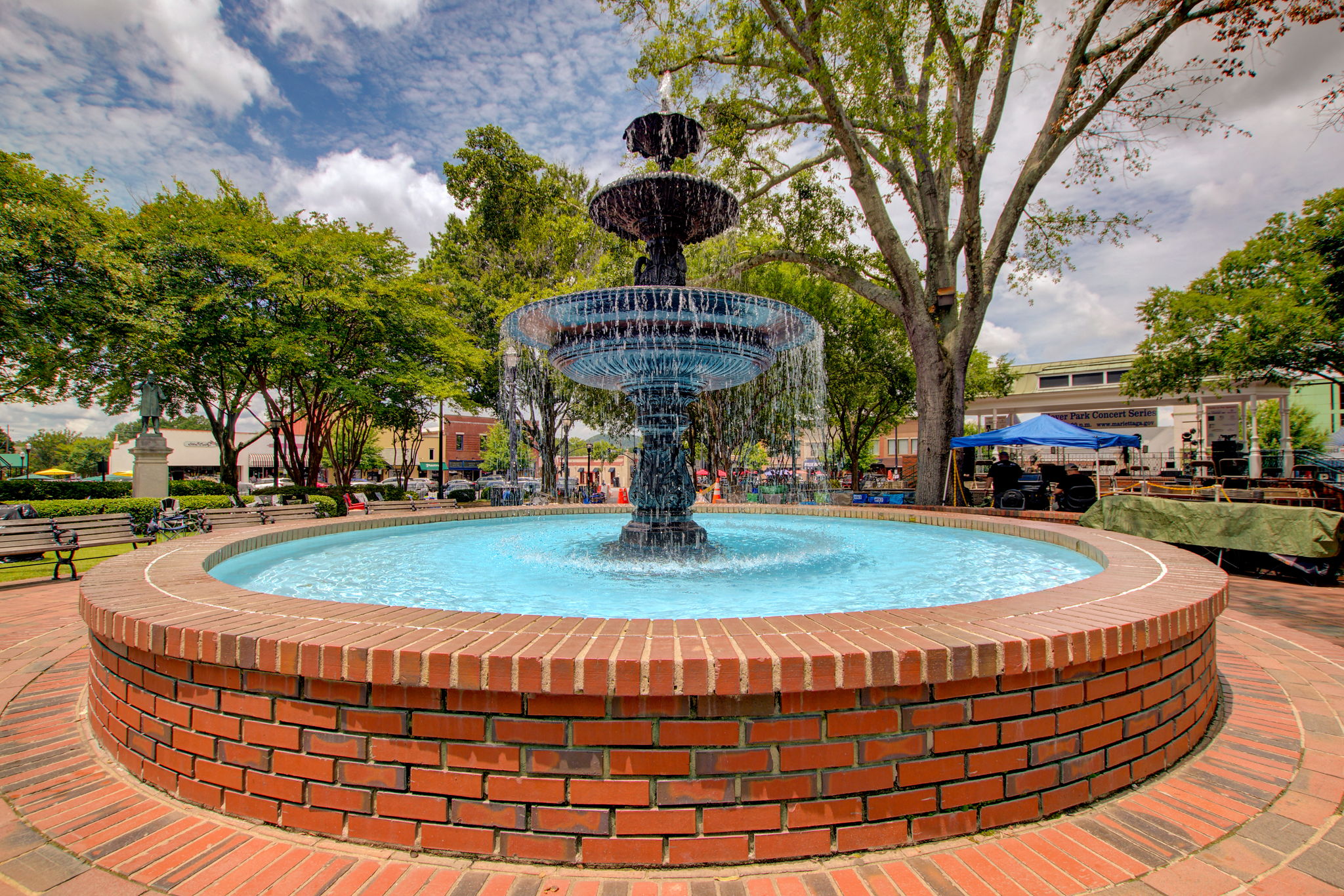 70 Marietta Square  Fountain Detail