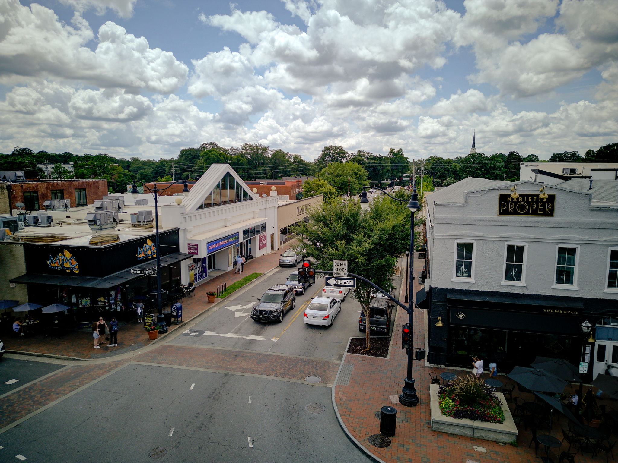 84 Aerial Marietta Square Shops C