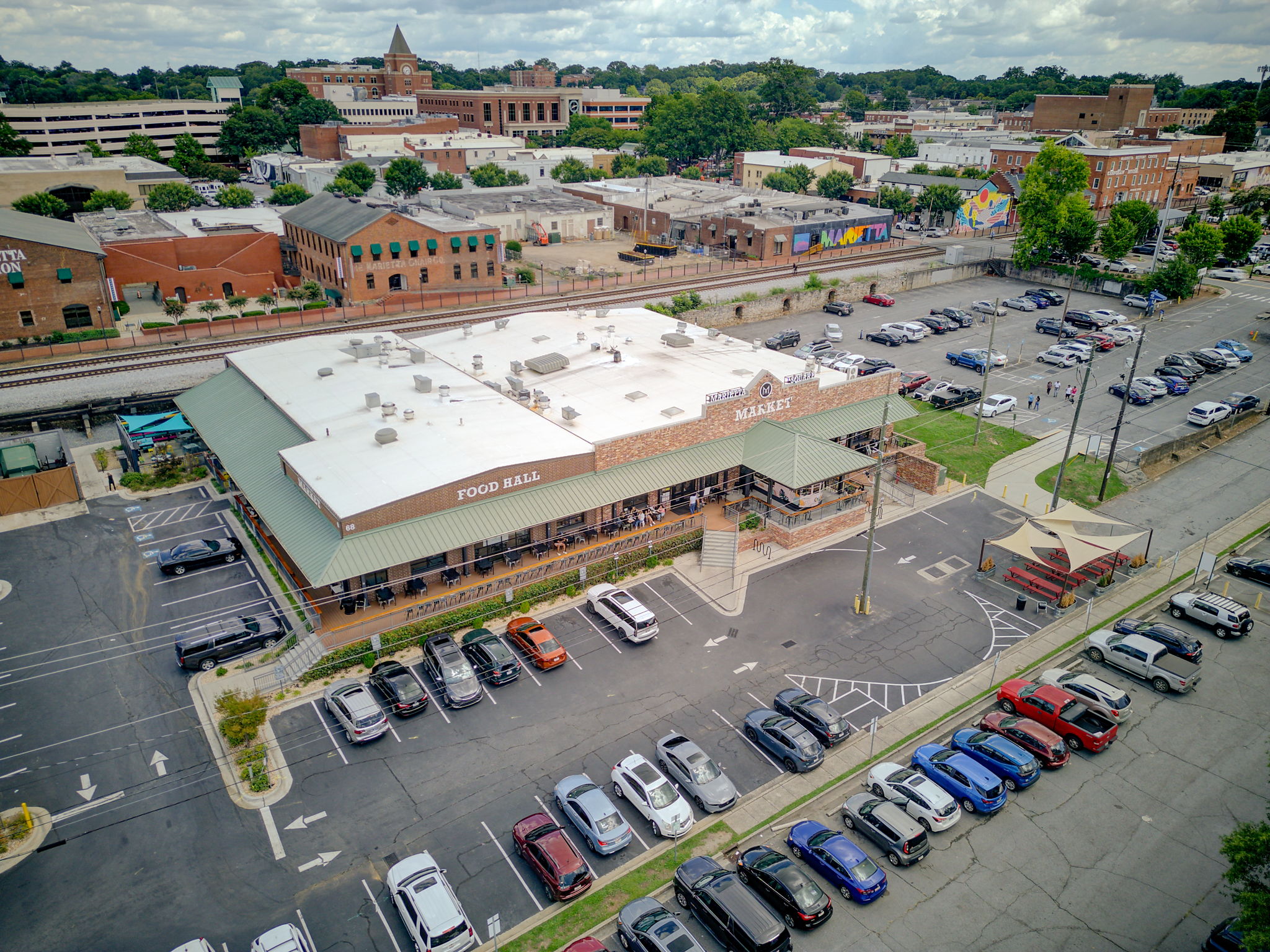 87 Aerial Marietta Market A