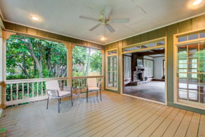 17 Exterior Covered Deck B w Study View