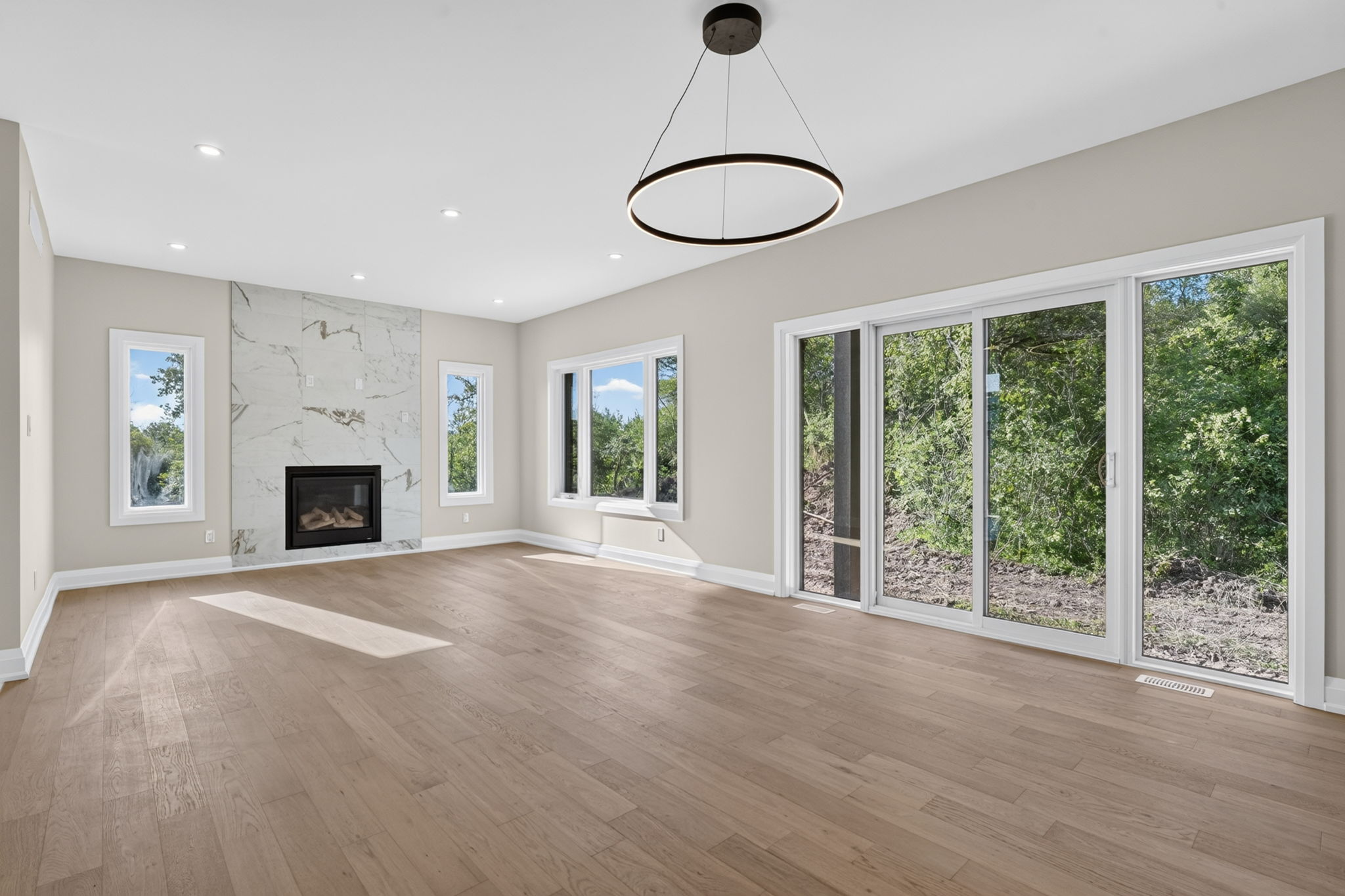 Stage dining room and living room