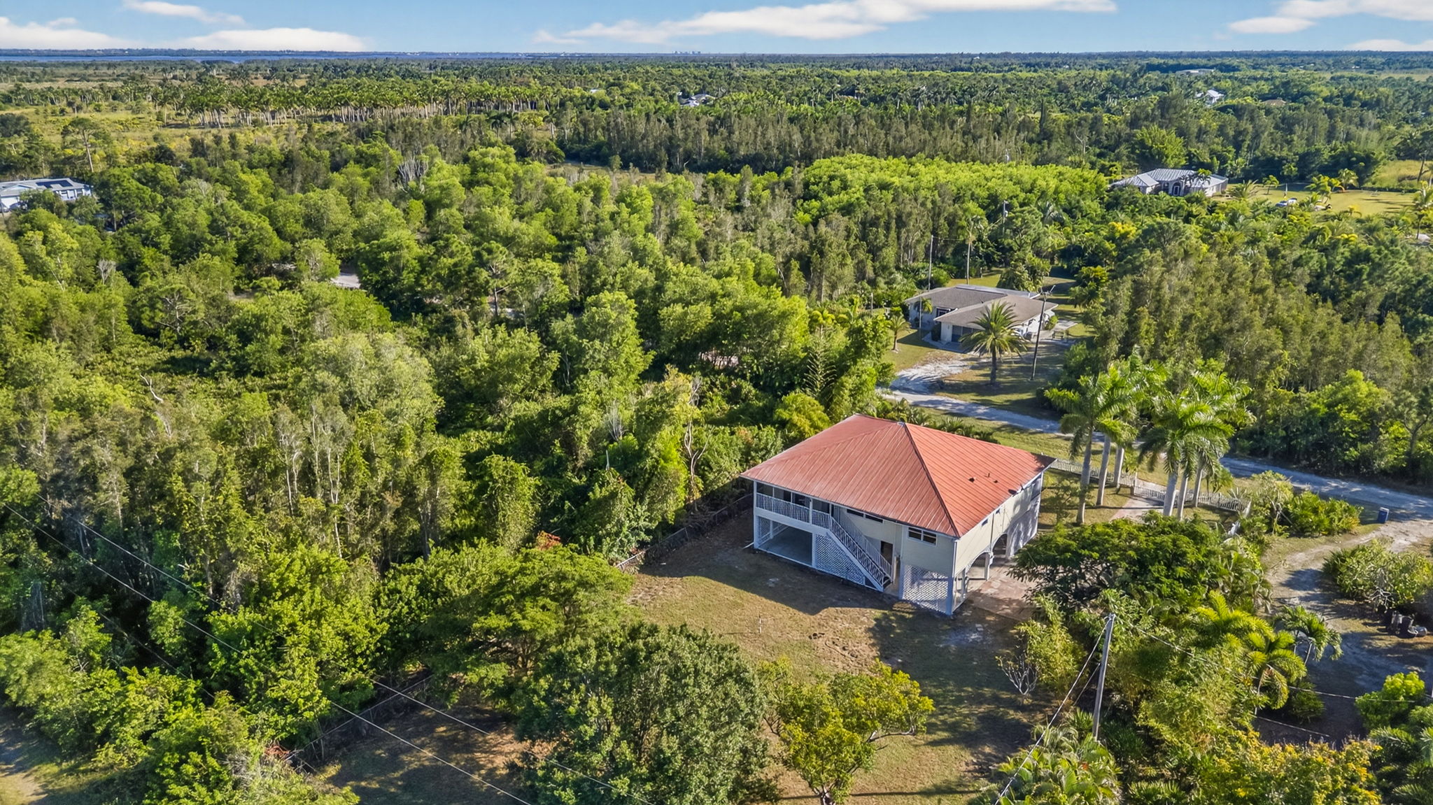 Aerial Rear Exterior