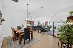 Living, Dining, And Kitchen