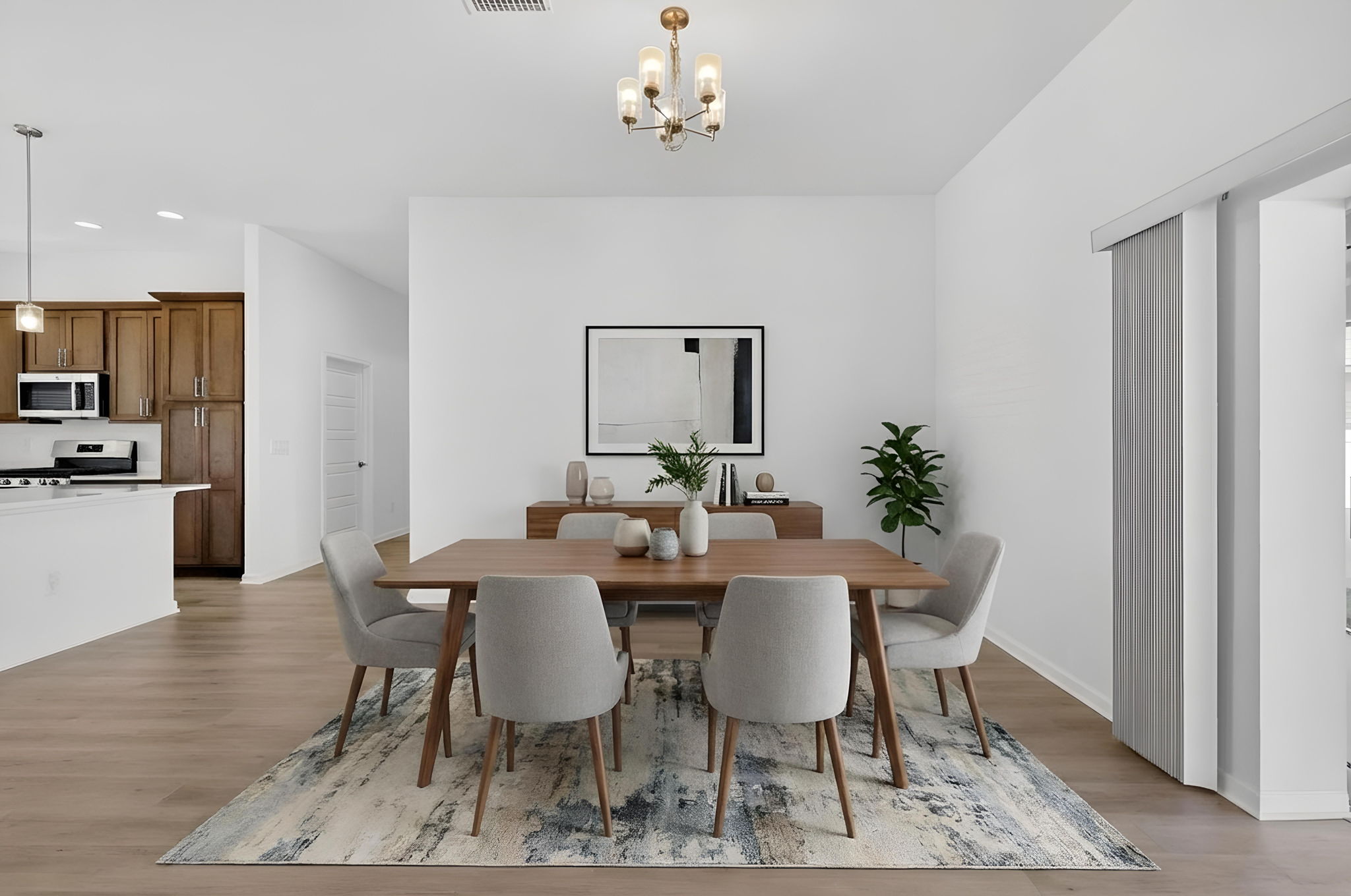 Dining Room-Virtually Staged